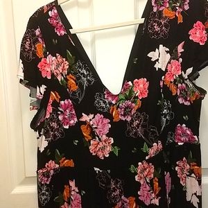 Torrid floral maxi dress